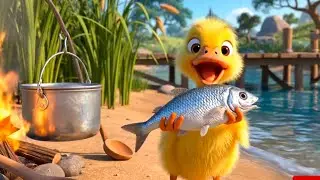 Baby Duck Found A Magical Hole and Stuck| Duck Story| Duck Cartoon| Hindi Cartoon 