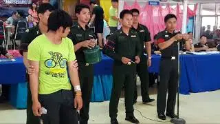 Military Daft in Northern part of Thailand