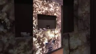 Modern front design ideas 2023 |home niche for TV | Exterior wall stone design | Art wall | ONYX