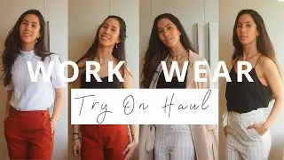 Work clothes Try on Haul l Getting ready for my internship