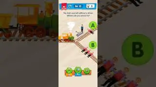 Level 15 - The train was left without driver | IQ Boost | #walkthrough #gameplay #iqboost #trending