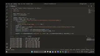 Fingerprint detection using python with the help of open cv library