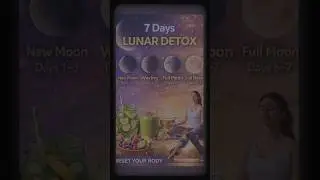 7-Days Lunar February's Moon 🌘🌒🌓🌑Detox| Days 1&ndash;3 Cleanse & RefreshPhase (New Moon 🌑