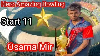 Osama Mir amazing Bowling