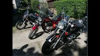 Porównanie HONDA SHADOW vt 125, vt 600 i vt 1100. Motorcycle comparison