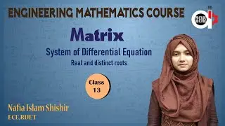 System of Differential Equation || Real & distinct roots|| Matrix || Artist's science