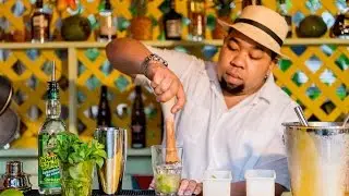 Kubanisches Barkeeping mit feurigen Drinks