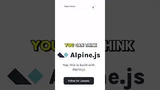 Alpine.js should be in your Toolbox