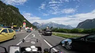 Österreich,  Stau  k1300r , Пробка в Австрии
