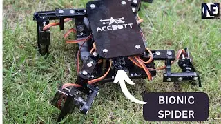 Bionic Spider with ESP8266: A Father-Son Adventure