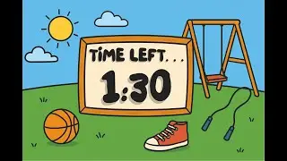 1 Minute 30 Second Recess Timer | Fun Classroom Countdown for Kids