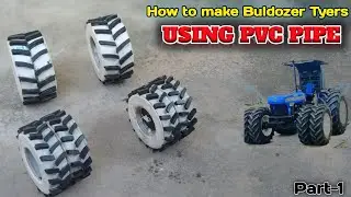 How to make 🤔mini New Holland 4X4 Tyres using pvc pipe||Diy Rc New Holland 4X4 tractor Tyers at home