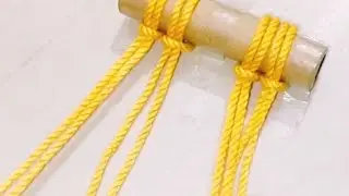 Very cute mini plant hanger | Mini Macrame Plant Hanger