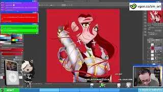 Happy New Year! Drawing Christian VTubers! || Art