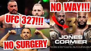 UFC 327 FIGHT ANNOUNCEMENTS!!! DC VS JON JONES ALF COACHING!!! PANTOJA UPDATE!!! 