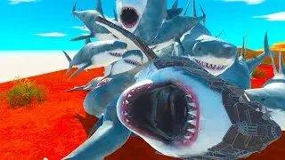 Megalodon VS Baby Shark and Family :ARBS