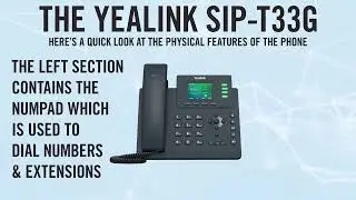 T33G Basics: The Physical Phone Features