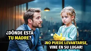 UN MILLONARIO LLAMA PARA DESPEDIR A UN LIMPIADOR, PERO SU HIJA LLEGA EN SU LUGAR Y SUS PALABRAS...