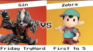 #FridayTryHard - Gin (Wolf) vs Zebra (Ness) - First to 5 - Offline Berlin Smash
