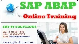 SAP ABAP ONLINE TRAINING | ABAP LIVE DEMO | ABAP TRAINING VIDEO | SAP ABAP ONLINE DEMO
