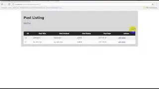 pagination In CRUD Operations in Codeignitor