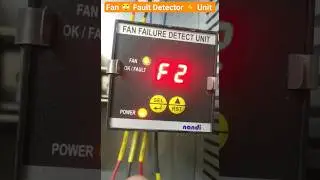 Fan Fault Detector Unit 🙄Two Fan high speed Fan Controller ⚡#Fan Supply #Fan timer #fan control wiri