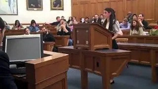 2011 New Haven Youth Moot Court Competition (T. Fountain, 3/5/11) [Part II - Respondent's Argument]