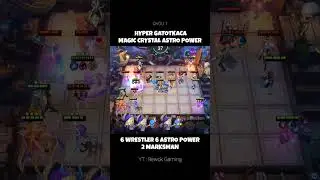 HYPER GATOTKACA MAGIC CRYSTAL ASTRO POWER - GAMEPLAY CHOU SKILL 1 MAGIC CHESS MOBILE LEGENDS
