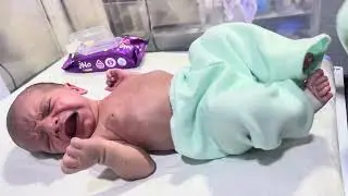 So Cute Baby Going Home 🤍 | Getting Dressed for Home #GoingHome #CuteBaby