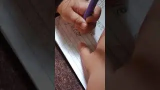 Adly tracing her name | TEAM TORRES OFFICIAL