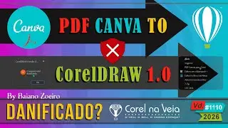 O Arquivo Está Danificado? Use PDF Canva To CorelDRAW 1.0 Ferramenta FREE Desbloqueia Arquivo