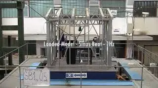 Thin Walled Steel "C" profile structure shake table test