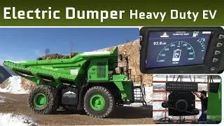 Electric Dumper | Heavy Duty EV that recharges itself | Elektro Dumper | eDumper | #eCharged