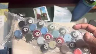 🎨 Unboxing & Painting by Numbers Set | Amazon Art Kit