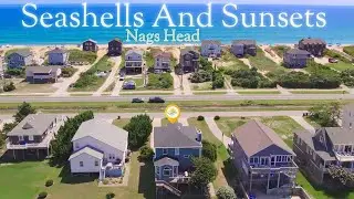 𝐒𝐞𝐚𝐬𝐡𝐞𝐥𝐥𝐬 & 𝐒𝐮𝐧𝐬𝐞𝐭𝐬 | Nags Head Beach Home Near Cape Hatteras