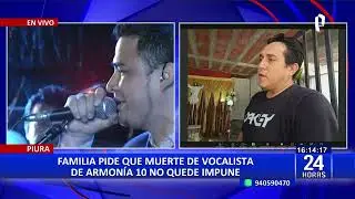 Paul Flores: Familia desde Piura pide que muerte de vocalista de Armonía 10 no quede impune