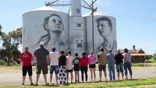 Silo art tour - Yarrawonga Campers