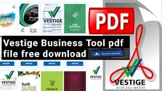 Vestige Business Tools Pdf File Free Download | Business Tools Vestige | Vestige Network Marketing