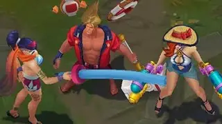 Pool Party Miss Fortune - Miss Fortune curtindo o ver&atilde;o - Rexpeita Elas