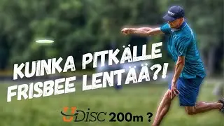 FRISBEEGOLF PITUUSHEITTOA FT. SEVERI | 200 METRIÄ RIKKI?!