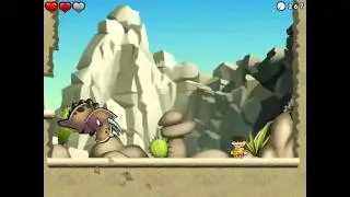 Chop Chop Caveman Walkthrough 2-5(Boss 2)