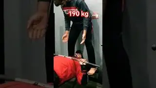 190kg Bench Press #powerlifting #punjabpolice #police #viral #shorts #shortvideos #police #Palestine