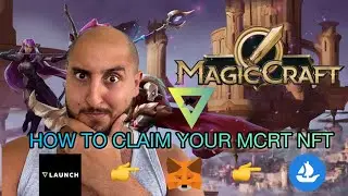 HOW TO CLAIM MCRT NFT - MAGIC CRAFT FROM VLAUNCH - VPAD INTO METAMASK AND LIST ON OPENSEA - TUTORIAL