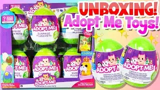 *UNBOXING* REAL ADOPT ME TOYS *EGGS & PETS* MYSTERY EGGS