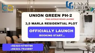 Union Green ph-2|Booking Start||Union Developer's|Badshah Associate||#3marlaplot#property#realestate