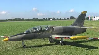 GIANT ALBATROS AERO L-39 SCALE TURBINE RC JET MODEL JWM LEUTKIRCH TEAM GERMANY