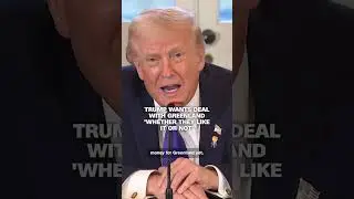 Trump discusses US acquiring Greenland. #internationalrelationship