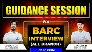 BARC Interview Guidance Session I NPCIL Interview Guidance Session I #psujobs #gate2025