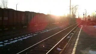 M62-2848  ''Gagarin'' + TEM2-046 z węglarkami/ wjazd na st. Katowice Zawodzie [HD]