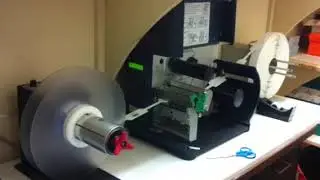Sev-Rend Wineglass Tags Running on a Thermal Printer